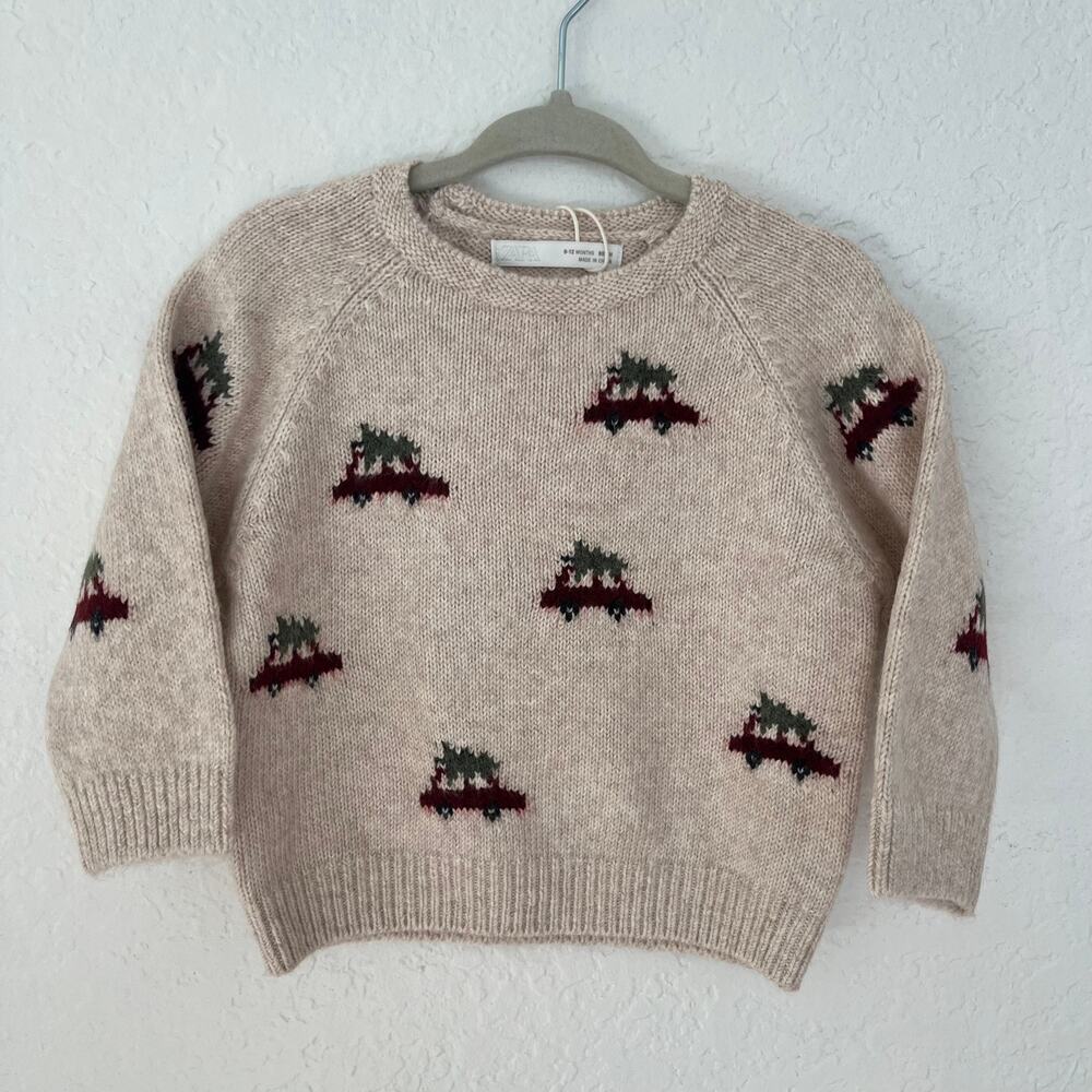 Zara Baby Christmas Sweater 9-12m NWT